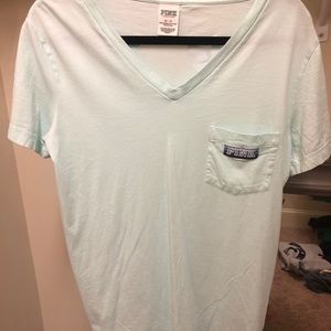 PINK teal pocket tshirt!